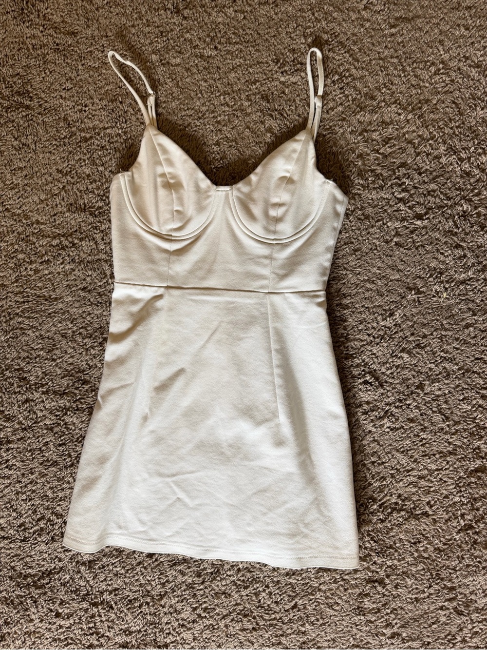 Princess Polly Ivory Bustier Mini Dress